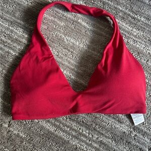 ONER ACTIVE SOFTMOTION™ MINIMAL HALTER NECK BRALETTE WITH WHITE LOGO